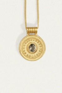 TEMPLE OF THE SUN: DENARII COIN NECKLACE - GOLD VERMEIL