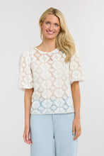 Load image into Gallery viewer, 365 DAYS: IVY EMBROIDERED TOP - WHITE FLORAL
