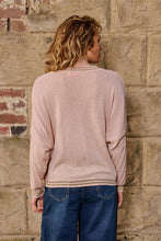 Load image into Gallery viewer, ITALIAN STAR: LUREX COLLEGE KNIT - CIPRIA/DUSTY PINK
