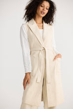 Load image into Gallery viewer, SHANTY: NOA LONG VEST - NATURAL
