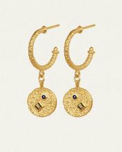 Load image into Gallery viewer, TEMPLE OF THE SUN: ETNA EARRINGS - GOLD VERMEIL
