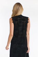 Load image into Gallery viewer, 365 DAYS: PHILLIPA LACE &amp; LOCKET TANK - BLACK
