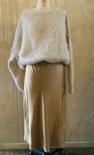 Load image into Gallery viewer, MAMAPAPA: JADE SLIM SKIRT - CAMEL
