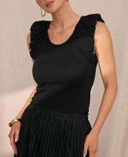 Load image into Gallery viewer, BRAVE &amp; TRUE: CLAUDETTE TEE - BLACK
