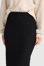 Load image into Gallery viewer, SHANTY: FRIDA SKIRT- BLACK
