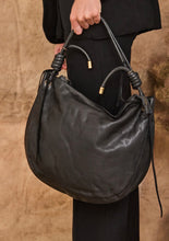 Load image into Gallery viewer, MAMAPAPA LEON DRAWSTRING BAG - BLACK

