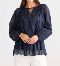 Load image into Gallery viewer, BRAVE &amp; TRUE: RAPHAEL TOP - NAVY

