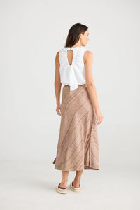 SHANTY: SICILY SKIRT - DIEGO STRIPE