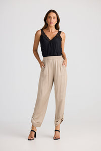 BRAVE & TRUE: WONDERLAND PANT - STONE TAUPE