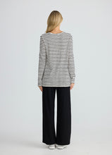 Load image into Gallery viewer, HOMELOVE: SANA  L/S TOP - STRIPE
