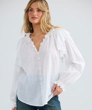 Load image into Gallery viewer, TALISMAN: SHILOH BLOUSE - WHITE
