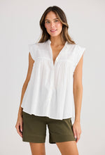 Load image into Gallery viewer, HOLIDAY: CLEMENTINE TOP - WHITE
