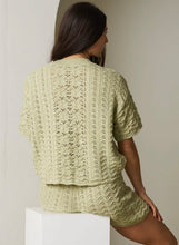 Load image into Gallery viewer, MOSS GROTTO: SOPHIE KNIT SHORTS - SAGE
