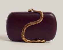 Load image into Gallery viewer, MISS MOSS: HUTTON SNAKE CLUTCH BAGS
