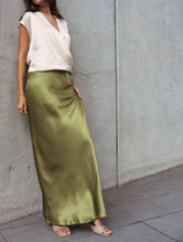 Load image into Gallery viewer, MOSS: CLAUDIA SKIRT - OLIVE
