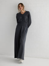 Load image into Gallery viewer, HOME LOVE: STILLNESS KNIT TOP - CHARCOAL
