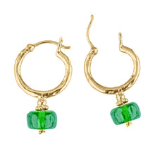 Load image into Gallery viewer, CLEOPATRA’S BLING: AELIA HOOP EARRINGS - 18K GOLD PLATED
