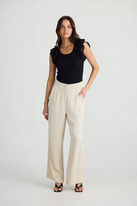 BRAVE & TRUE: DANA PANTS - OYSTER