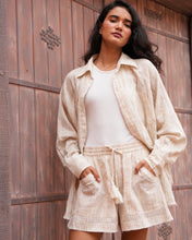 Load image into Gallery viewer, TALISMAN: BODHI SHIRT-NATURAL STRIPE

