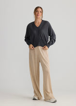 Load image into Gallery viewer, HOME LOVE: STILLNESS KNIT TOP - CHARCOAL
