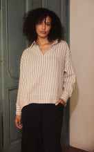Load image into Gallery viewer, SHANTY: WANDER LONG SLEEVE TOP - NATURAL STITCH
