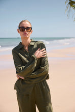 Load image into Gallery viewer, HOLIDAY: CLIFFSIDE SHIRT - OLIVE
