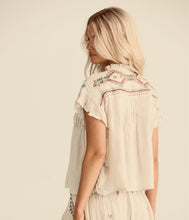 Load image into Gallery viewer, TALISMAN: ITHIKA TIE TOP - LIGHT NATURAL
