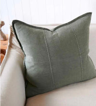 Load image into Gallery viewer, EADIE: LUCA LINEN CUSHION - CLAY
