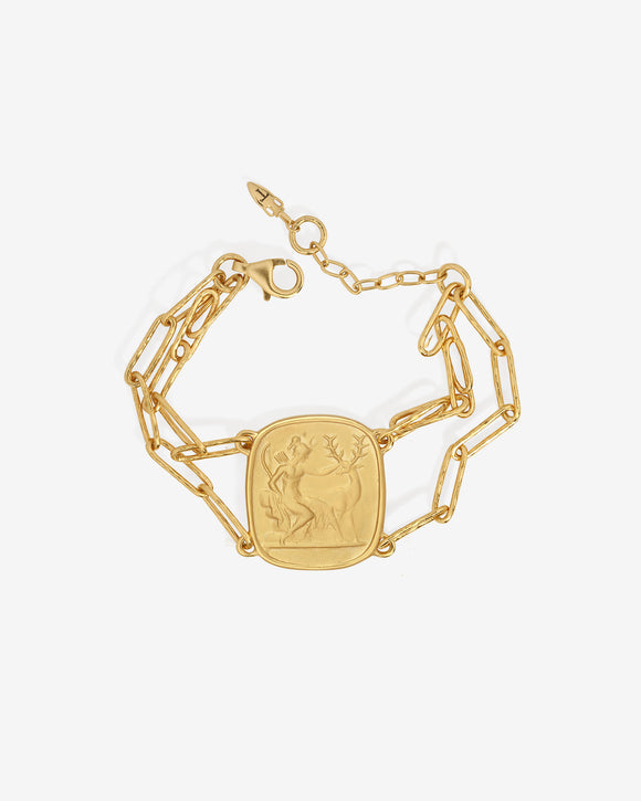 TEMPLE OF THE SUN: MYTHOS BRACELET - GOLD VERMEIL