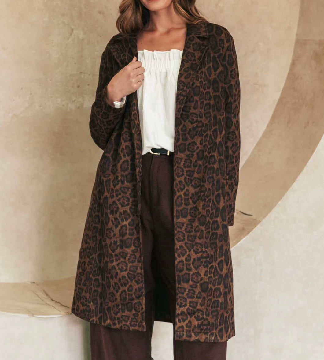 MOSS: PARIS COAT - ANIMAL PRINT