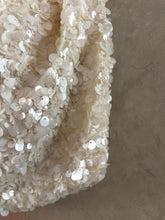 Load image into Gallery viewer, MOSS GROTTO: AVANI SEQUIN BANGLE BAG - CREAM
