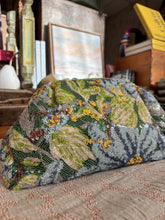 Load image into Gallery viewer, MISS MOSS: MILLA FLORAL CLUTCH - BABY BLUE/GREEN
