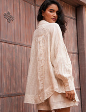 Load image into Gallery viewer, TALISMAN: BODHI SHIRT-NATURAL STRIPE

