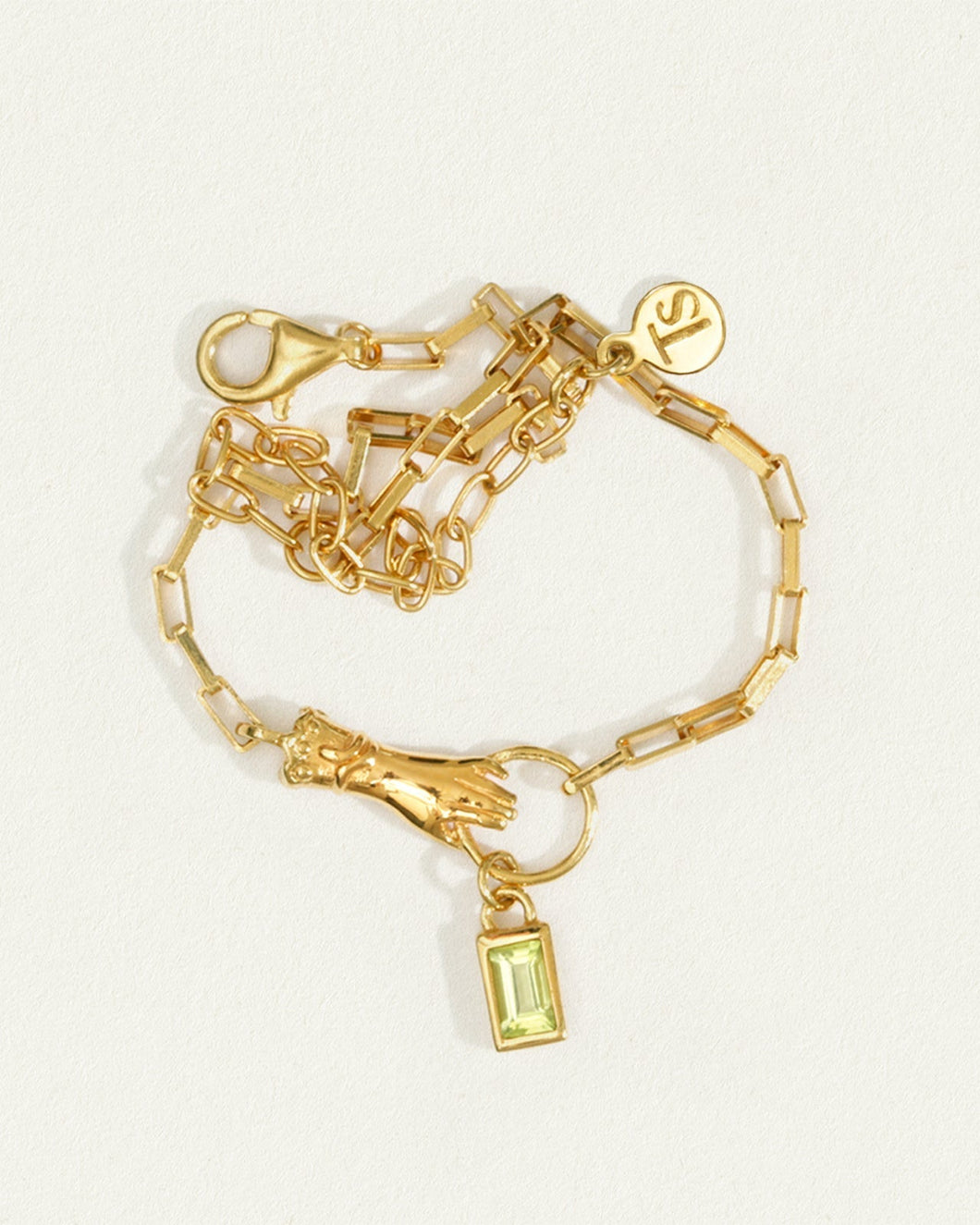 TEMPLE OF THE SUN: ALEXA BRACELET - GOLD VERMEIL