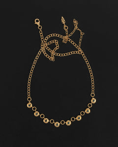 TEMPLE OF THE SUN: MAVI CHAIN NECKLACE - GOLD VERMEIL