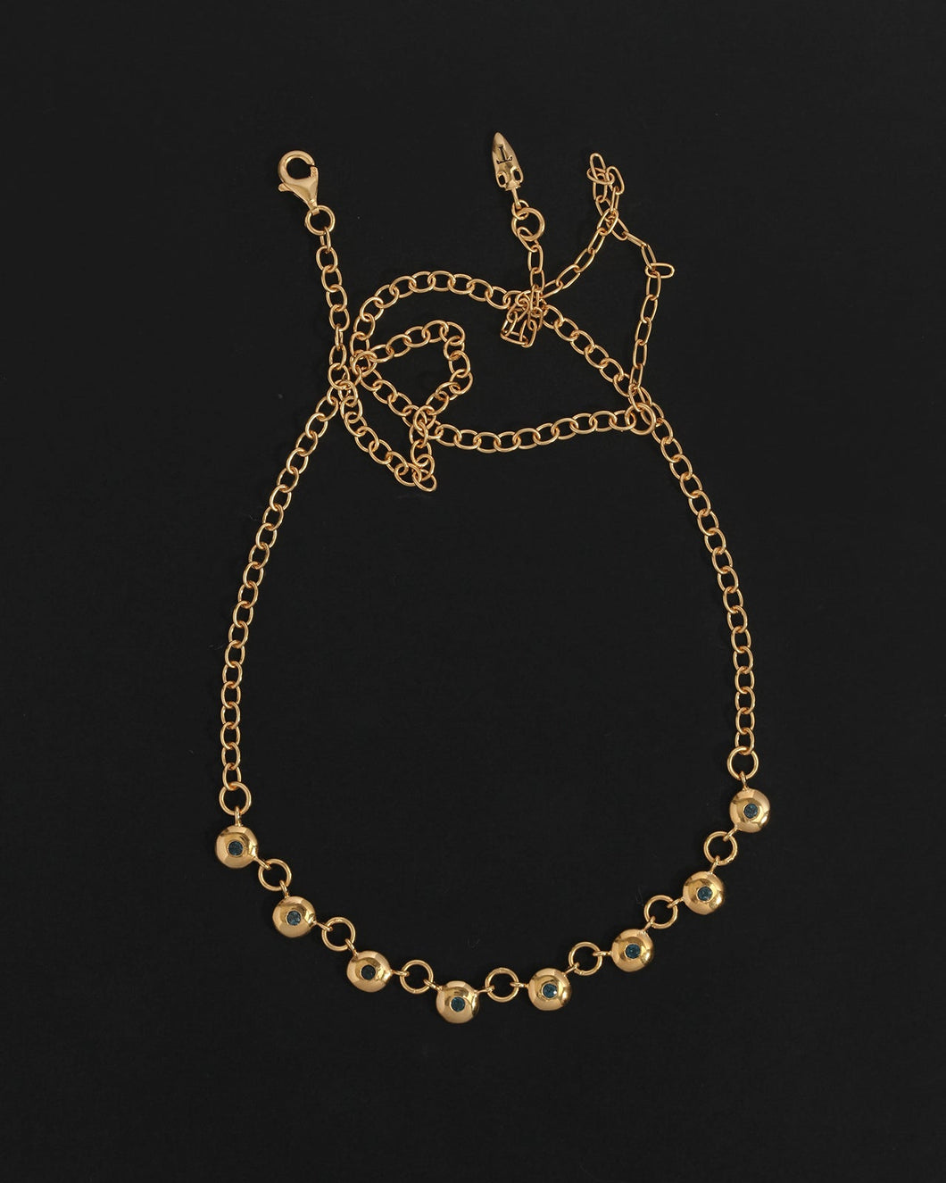 TEMPLE OF THE SUN: MAVI CHAIN NECKLACE - GOLD VERMEIL