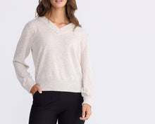 Load image into Gallery viewer, BRAVE &amp; TRUE: GWEN KNIT - IVORY MARLE
