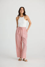 Load image into Gallery viewer, BRAVE &amp; TRUE: PORTIA PANTS - RED STRIPE
