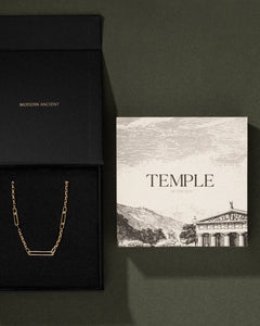 TEMPLE OF THE SUN: LEON NECKLACE - GOLD VERMEIL