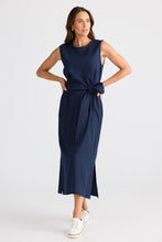 Load image into Gallery viewer, BRAVE &amp; TRUE: TURNING POINT DRESS - NAVY
