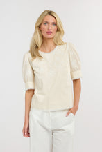 Load image into Gallery viewer, 365 DAYS: WILLOW TOP - ALMOND/WHITE
