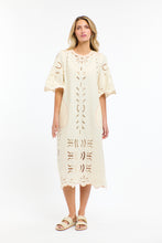 Load image into Gallery viewer, 365 DAYS: ANNIE EMBROIDERED DRESS - ANTIQUE CREAM
