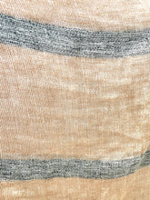 Load image into Gallery viewer, RUSTIC LINEN: KELLY SCARF/WRAP - PINK &amp; GREY
