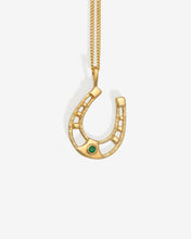 Load image into Gallery viewer, TEMPLE OF THE SUN: EPONA HORSESHOE NECKLACE - GOLD VERMEIL
