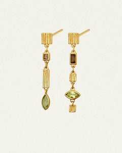 TEMPLE OF THE SUN: CINDI EARRINGS - GOLD VERMEIL