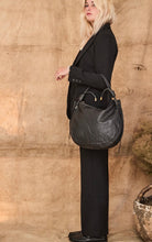 Load image into Gallery viewer, MAMAPAPA LEON DRAWSTRING BAG - BLACK
