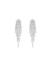 Load image into Gallery viewer, NOIR RHINESTONE CHANDELIER EARRINGS
