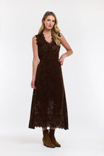 Load image into Gallery viewer, 365 DAYS: PHILLIPA LACE &amp; LOCKET TANK - CHOCOLATE
