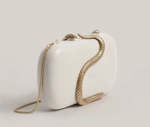 Load image into Gallery viewer, MISS MOSS: HUTTON SNAKE CLUTCH BAGS
