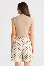 Load image into Gallery viewer, BRAVE &amp; TRUE: EDEN SHORT - CHOCOLATE POLKA DOT
